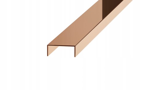 Listwa dekoracyjna rektyfikowana, Miedziany połysk 30mm x 2700mm — PRBR-0003 — zdjęcie 1