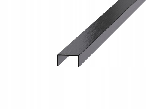 Listwa dekoracyjna rektyfikowana, EXCLUSIVE, Czarna szczotkowana 15mm x 2700mm — EXBL-0001 — zdjęcie 1