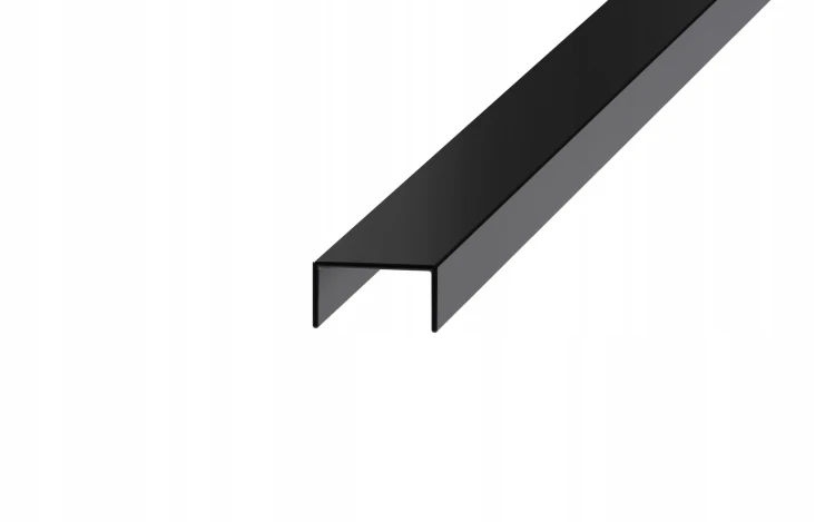 Listwa dekoracyjna rektyfikowana, EXCLUSIVE, Czarny mat 15mm x 2700mm — EXBS-0001 — zdjęcie 1
