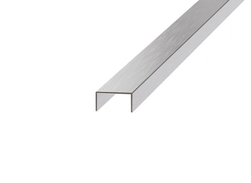Listwa dekoracyjna rektyfikowana, EXCLUSIVE, Srebrna szczotkowana 8mm x 2700mm — EXSI-0002 — zdjęcie 1