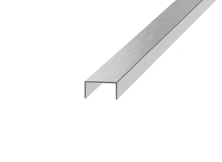 Listwa dekoracyjna rektyfikowana, EXCLUSIVE, Srebrna szczotkowana 8mm x 2700mm — EXSI-0002 — zdjęcie 1
