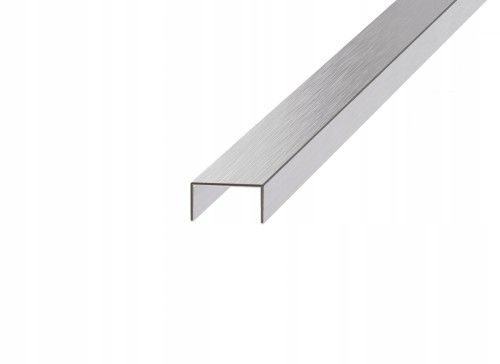 Listwa dekoracyjna rektyfikowana, EXCLUSIVE, Srebrna szczotkowana 20mm x 2700mm — EXSI-0003 — zdjęcie 1