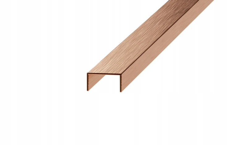 Listwa dekoracyjna rektyfikowana, EXCLUSIVE, Miedziany szczotkowany 20mm x 2700mm — EXBR-0003 — zdjęcie 1
