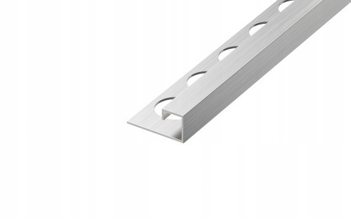 Listwa narożna typu "P" Stalowa, Srebrna szczotkowana 10mm x 10,5mm x 2700mm — FIPS-0002 — zdjęcie 1