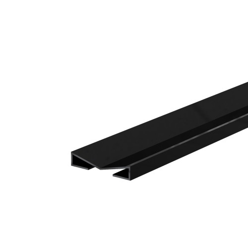 Listwa dekoracyjna ścienna "M" Lamele, Czarny połysk 30mm x 2700mm — WPBM-0004 — zdjęcie 1