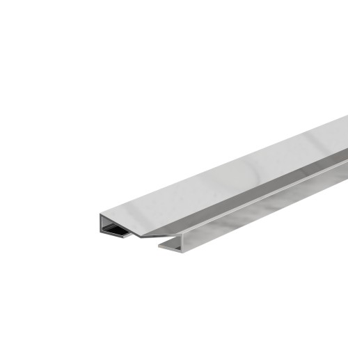 Listwa dekoracyjna ścienna "M" Lamele, Srebrny połysk 30mm x 2700mm — WPSM-0004 — zdjęcie 1