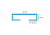 Listwa dekoracyjna ścienna "C" Lamele, Złoty połysk 20mm x 2700mm — WPGM-0001 — zdjęcie 2