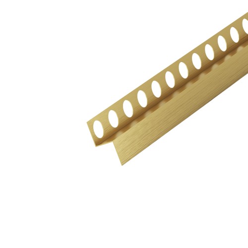 Listwa spadkowa przyścienna, Prawa złota szczotkowana 120cm — LSGB-0003 — zdjęcie 1