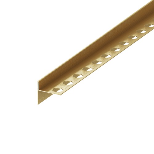 Listwa spadkowa krawędziowa, Prawa złota szczotkowana 180cm — LSGO-0203 — zdjęcie 1