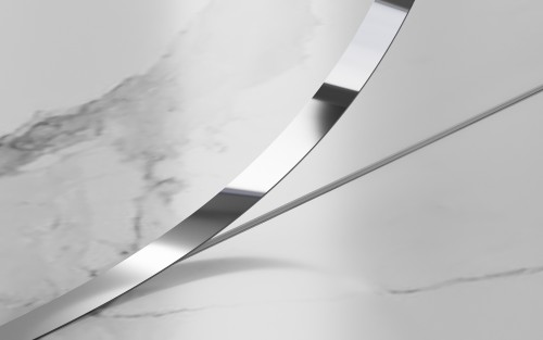 Płaskownik elastyczny, Srebrny połysk 20mm x 2700mm — PLSI-0002 — zdjęcie 2