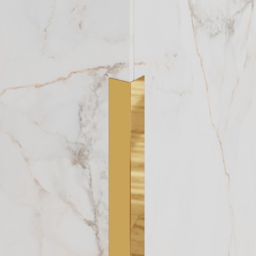 Kątownik wykończeniowy zewnętrzny, złoty połysk 20mm x 20mm x 2700mm — KAGM-0002 — zdjęcie 2