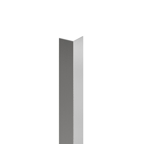 Kątownik wykończeniowy zewnętrzny, srebrny szczotkowany 15mm x 15mm x 2700mm — KASB-0015 — zdjęcie 1