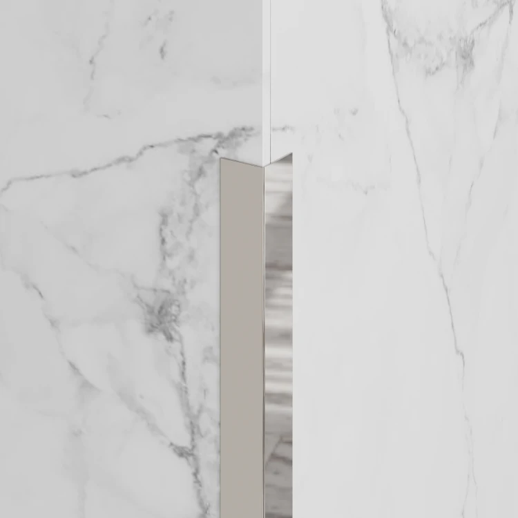 Kątownik wykończeniowy zewnętrzny, srebrny połysk 15mm x 15mm x 2700mm — KASM-0015 — zdjęcie 2