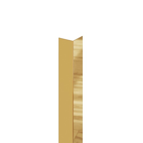 Kątownik wykończeniowy zewnętrzny, złoty połysk 15mm x 15mm x 2700mm — KAGM-0015 — zdjęcie 1