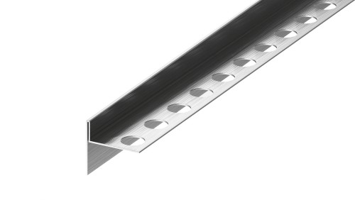 Listwa spadkowa krawędziowa, Lewa srebrna szczotkowana 100cm — LSSI-0206 — zdjęcie 1