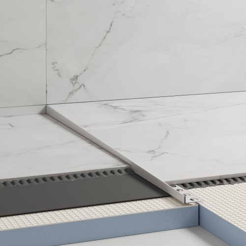Listwa spadkowa krawędziowa, Prawa biała matowa 120cm — LSWH-0303 — zdjęcie 2