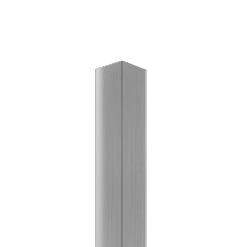 Kątownik wykończeniowy wewnętrzny, srebrny szczotkowany 20mm x 20mm x 2700mm — KASI-0220-W — zdjęcie 1