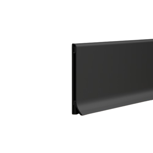 Narożnik zewnętrzny do listwy przypodłogowej aluminiowej, czarny matowy 80mm — ASBL-0380-Z — zdjęcie 2