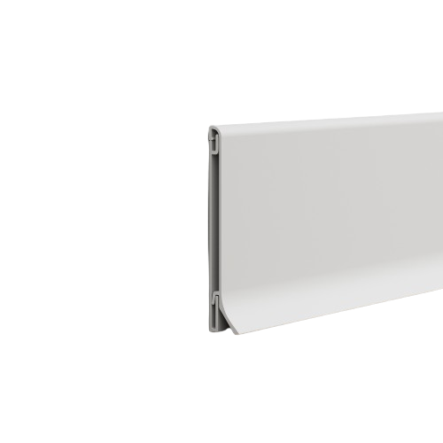 Listwa przypodłogowa aluminiowa, biała stone 80mm x 2500mm — ASWH-0480 — zdjęcie 1