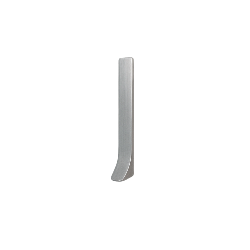 Zakończenie prawe do listwy przypodłogowej aluminiowej, srebrne naturalne 80mm — ASNA-0080-P — zdjęcie 1