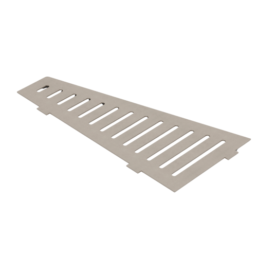 Narożna półka prysznicowa fugowa trapez, sandstone — PTSA-0402 — zdjęcie 1