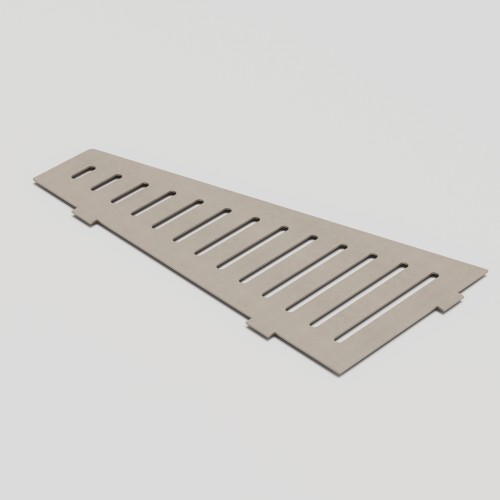 Narożna półka prysznicowa fugowa trapez, sandstone — PTSA-0402 — zdjęcie 2