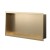 Półka wnękowa łazienkowa, złota szczotkowana 300mm x 600mm x 100mm — PWGO-0260 — zdjęcie 1