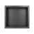 Półka wnękowa łazienkowa, gun metal szczotkowana 300mm x 300mm x 100mm — PWGU-0230 — zdjęcie 7