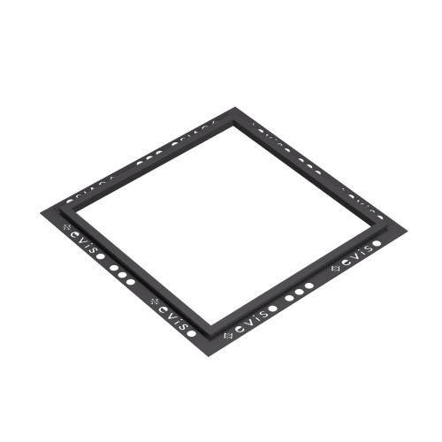 Ramka do zabudowy półki wnękowej, czarny mat 300mm x 300mm x 10mm — FRSA-0333 — zdjęcie 1