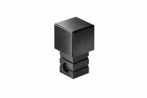 Narożnik wykończeniowy do listwy "P" Gun metal szczotkowany 10mm x 10mm — FICGU-0001 — zdjęcie 1
