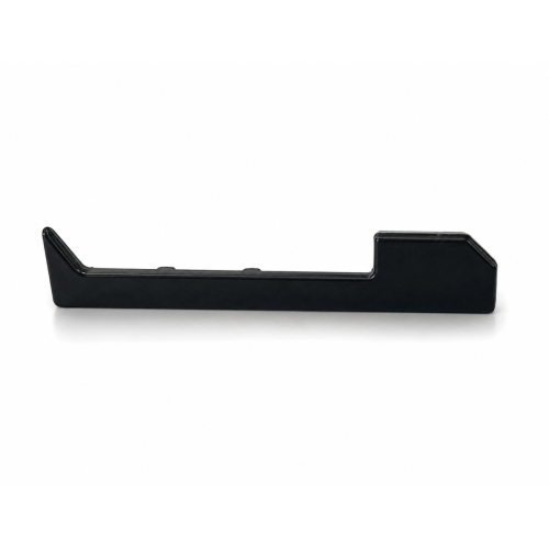 Zakończenie prawe do listwy przypodłogowej LED aluminiowej, Czarny mat 60mm — ASLEBL-0360-P — zdjęcie 1