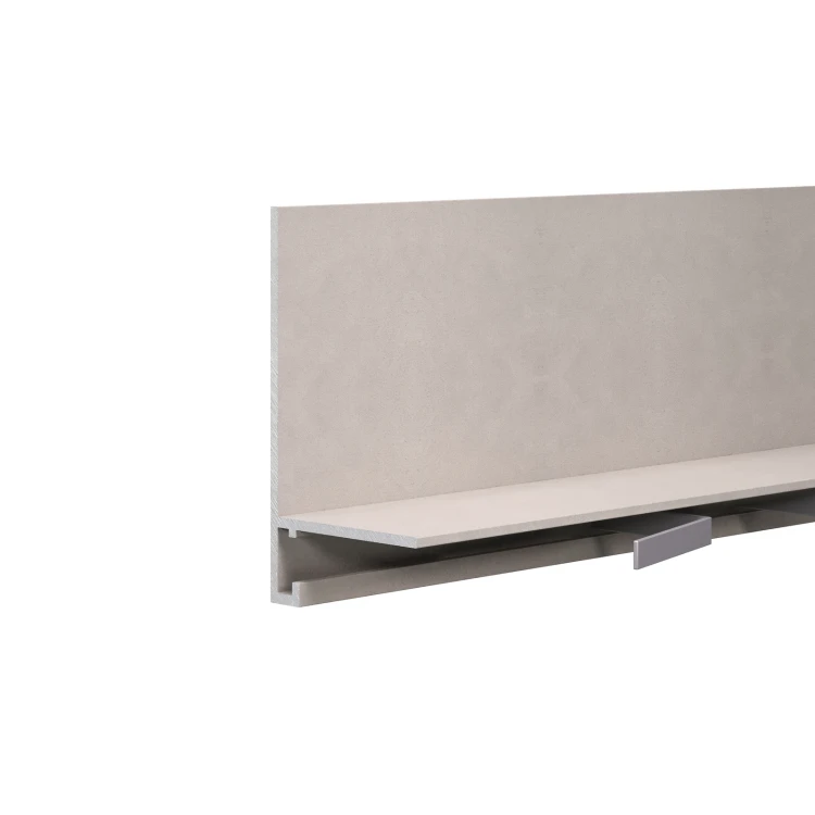 Listwa przypodłogowa aluminiowa SLIM KLIPS, Sandstone 25mm x 16mm x 2700mm — ASLSA-0460 — zdjęcie 1