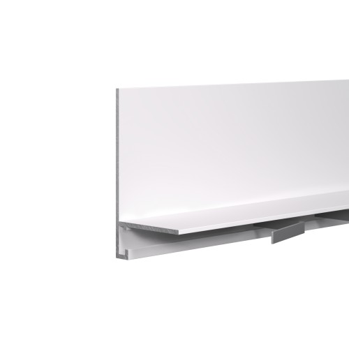 Listwa przypodłogowa aluminiowa SLIM KLIPS, Biały mat 25mm x 16mm x 2700mm — ASLWH-0460 — zdjęcie 1