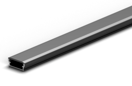 Profil aluminiowy czarny LED NANO 3BL / 19mm x 8,4mm x 2700mm — LLNA-0327-BL — zdjęcie 1