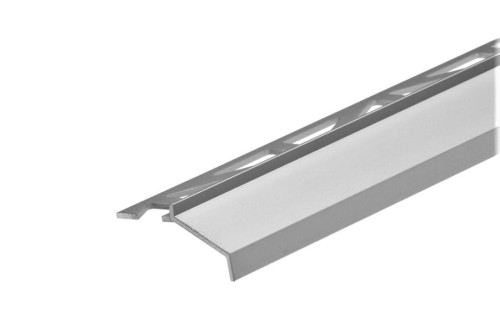 Listwa okapowa balkonowa tarasowa aluminiowa Select, Srebrny mat 2500mm — SB01-1101 — zdjęcie 1