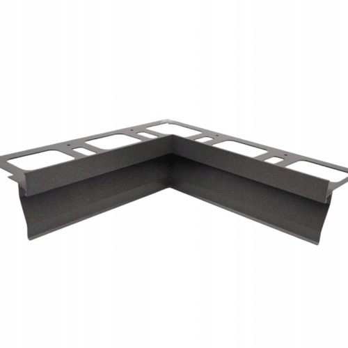 Narożnik wewnętrzny aluminiowy do profilu okapowego, Szary antracyt 10mm — OKAL-0210-W — zdjęcie 2