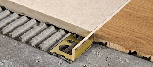 Listwa podłogowa mosiężna "L" natural 15mm x 2700mm — FLML-0015 — zdjęcie 2