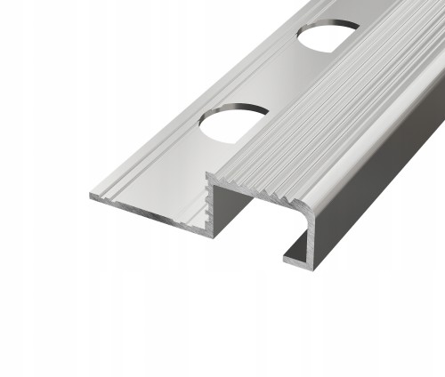 Listwa wykończeniowa schodowa aluminiowa, naturalna 10mm x 2700mm — FLAS-0002 — zdjęcie 2