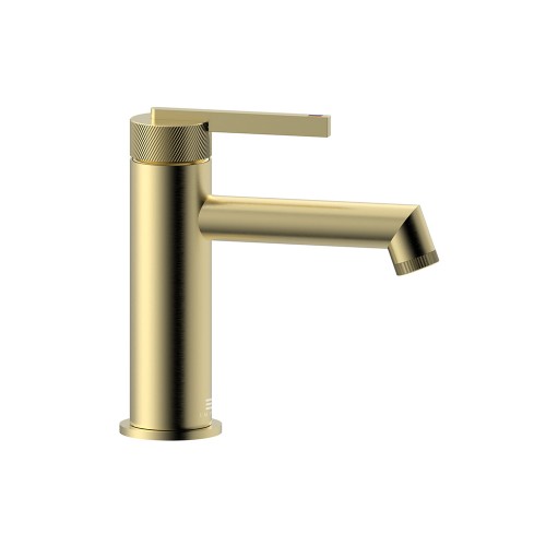 Bateria umywalkowa niska Emporia ORI, złoty szczotkowany - 08010GN-P