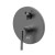 Bateria prysznicowo-wannowa podtynkowa Emporia ORI, gun metal - 08042BN