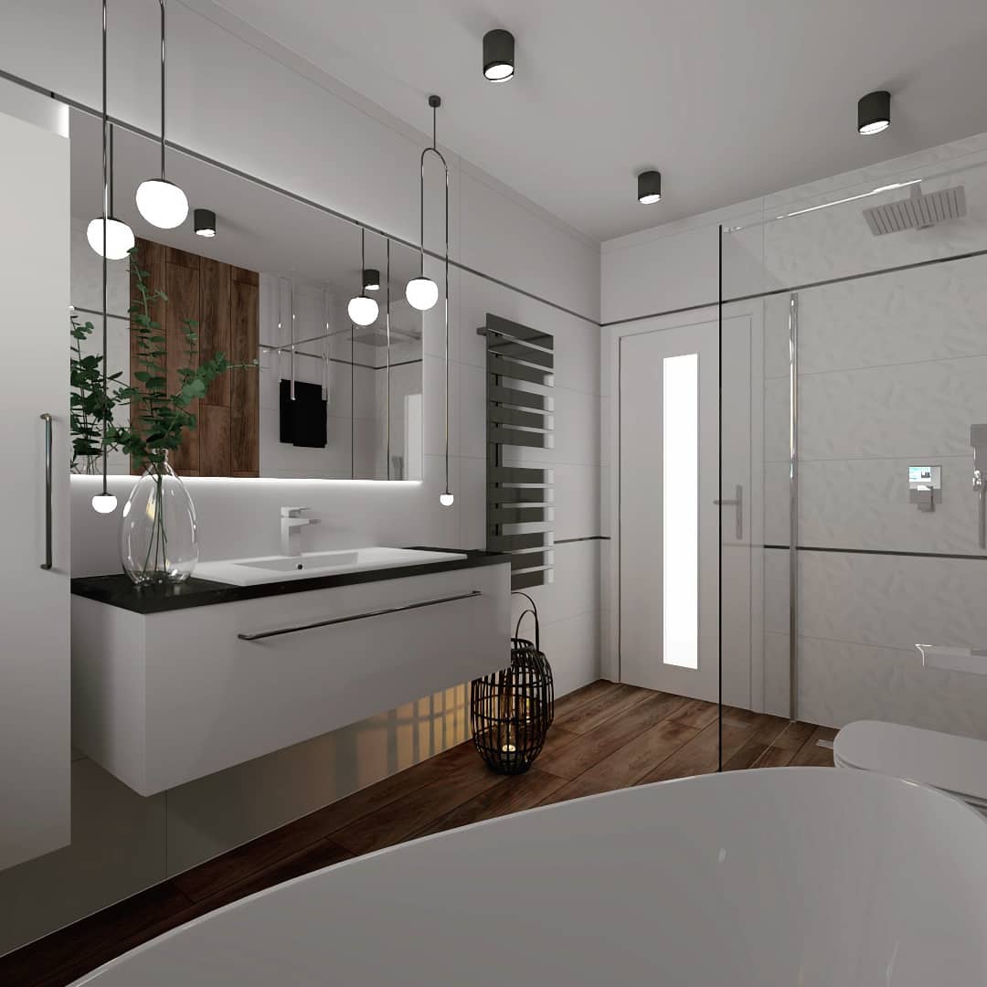 Wizualizacja łazienki — Salon Łazienek Kubik